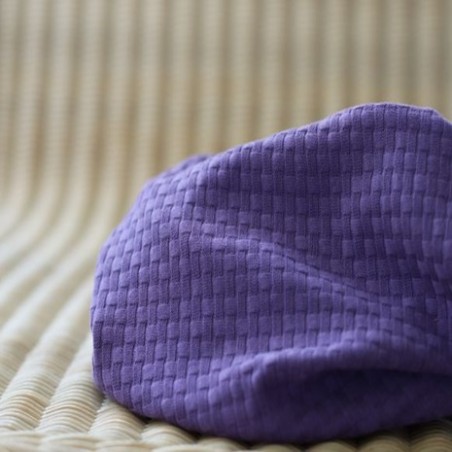 Organic wicker knit violet - Mind the Maker