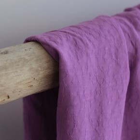 Viscose jacquard plumetis - violet