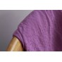 tissu viscose fine plumetis - mauve