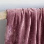 Tissu Sweat velours vieux rose