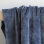 Tissu Sweat velours bleu