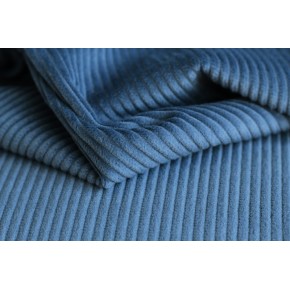 tissu en velours bleu - un chat sur un fil
