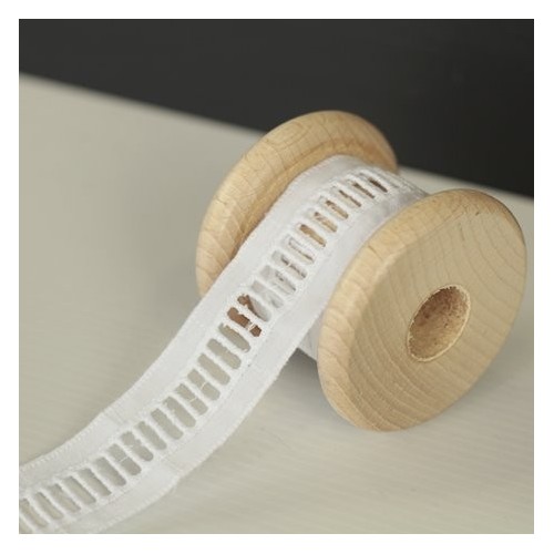 Galon Broderie jour échelle 25 mm - blanc Galon Broderie jour échelle 25 mm - blanc