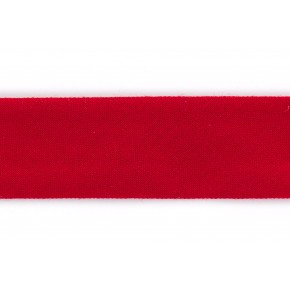 biais coton jersey - rouge