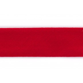 biais coton jersey - rouge