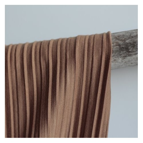 Jersey plissé - camel Jersey plissé - camel