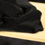 Tissu Nicky grosses côtes velours - noir