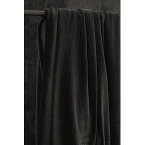jersey de velours grosses côtes - noir