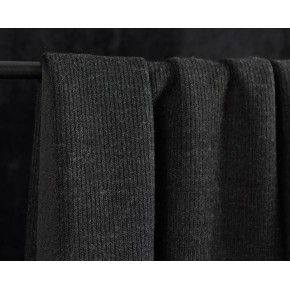 Lainage côtelé - gris anthracite