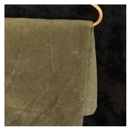 Tissu velours côtelé stretch - vert tilleul