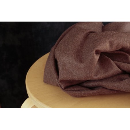 lainage fin haute gamme pour manteaux brun