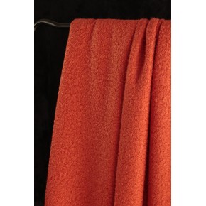 tissu lainage orange - un chat sur un fil