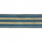 Elastique 30 mm - bleu jean rayures or