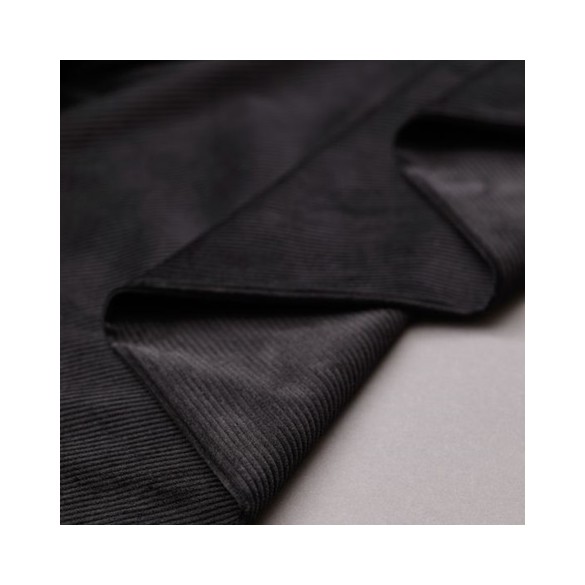 organic kora corduroy - black - mind the maker