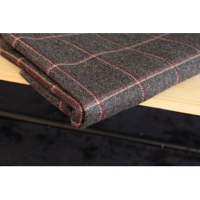 tweed carreaux pure laine