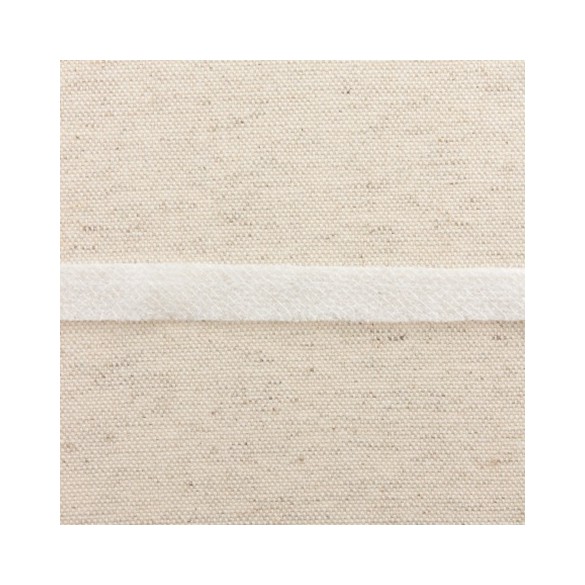thermocollant droit fil blanc vlieseline