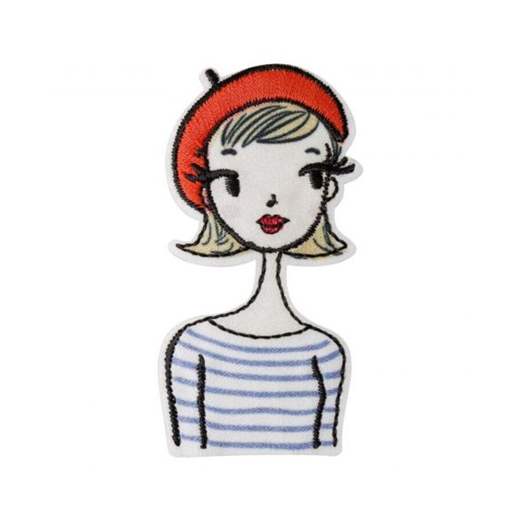 parisienne en marinière thermocollant