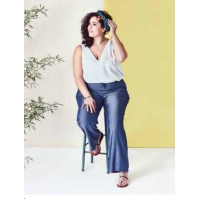 Nora pantalon large - Dressing grandes tailles