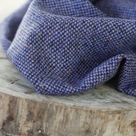 tissu en tweed chiné fabriqué en Europe