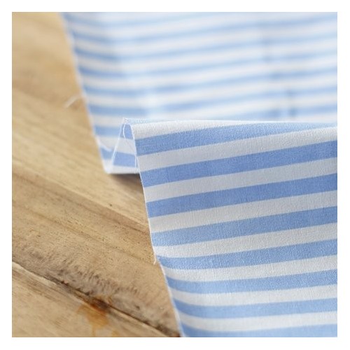 tissu rayé bleu ciel et blanc tissu rayé bleu ciel et blanc