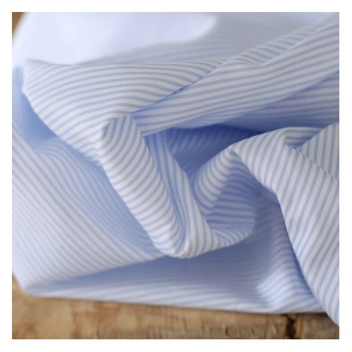 coton rayures bleu/blanc coton rayures bleu/blanc