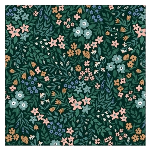 coton imprimé bio - Flora - Cloud 9 fabrics coton imprimé bio - Flora - Cloud 9 fabrics