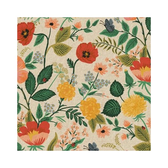 tissu épais coloris naturel - Rifle Paper co