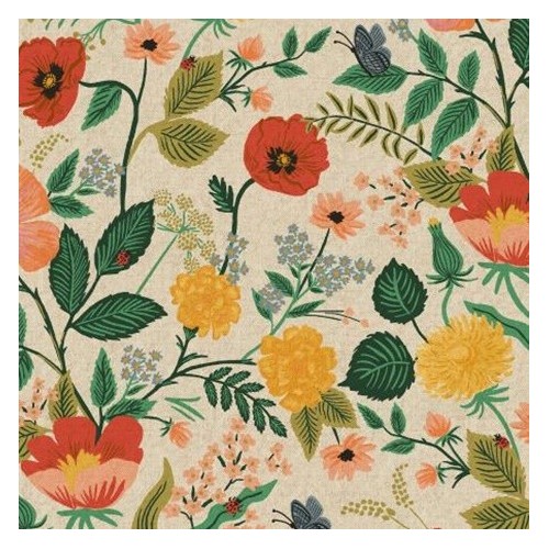 tissu épais coloris naturel - Rifle Paper co tissu épais coloris naturel - Rifle Paper co