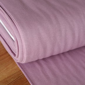 tissu Bord Côte bio - lilas