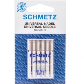 Schmetz Aiguille pour Machine à Coudre 287 WH - 1738 Taille 80 - 5 pces 