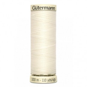 fil Gutermann écru n°001