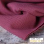 jersey nid d'abeille - rose terracotta