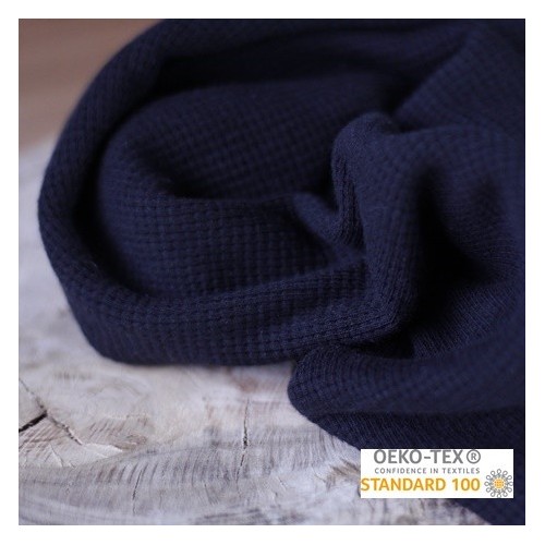 jersey nid d'abeille - noir jersey nid d'abeille - noir