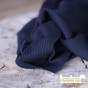 tissu nid d'abeille polycoton - noir