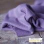 tissu nid d'abeille polycoton - lilas
