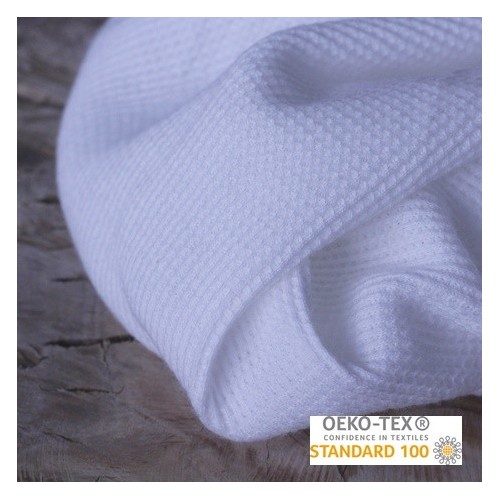 tissu nid d'abeille - blanc tissu nid d'abeille - blanc