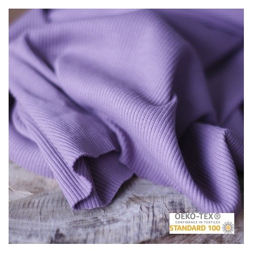 tissu côtelé en jersey - lilas tissu côtelé en jersey - lilas