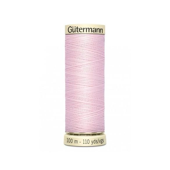 fil rose pale Gutermann n°372