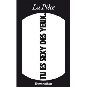 Ecusson TU ES SEXY DES YEUX noir la pièce