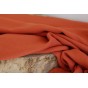crêpe viscose orange - un chat sur un fil