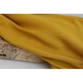 viscose crêpe au mètre - jaune moutarde