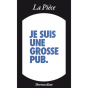 Ecusson JE SUIS UNE GROSSE PUB bleu 