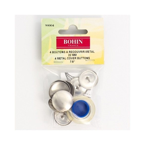 boutons à recouvrir - Bohin - 22 mm