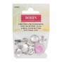 mercerie - boutons à recouvrir diamètre 15 mm - bohin