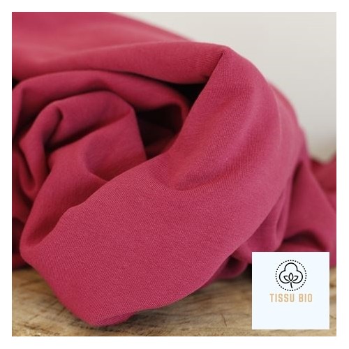 french terry bio - framboise french terry bio - framboise