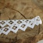 galon guipure dentelle blanc