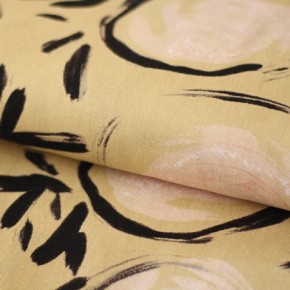 lin et viscose imprimé arty