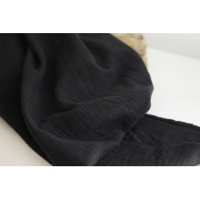 double gaze texturée - noir