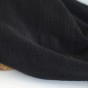 DOUBLE gaze en coton et bio - noir