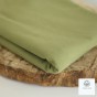 tissu jersey coton bio - vert mousse